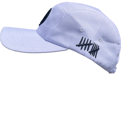 "WHITE" 5-Panel Hat